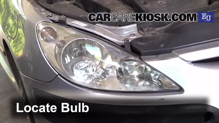 2008 Peugeot 307 XT HDi 2.0L 4 Cyl. Turbo Diesel Lights Headlight (replace bulb)