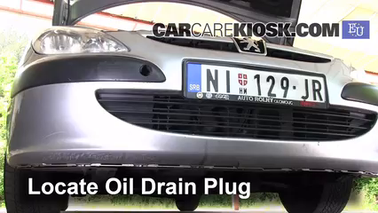 2008 Peugeot 307 XT HDi 2.0L 4 Cyl. Turbo Diesel Aceite Cambiar aceite y filtro de aceite