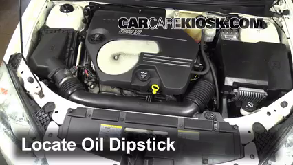 2008 Pontiac G6 GT 3.9L V6 Convertible (2 Door) Oil Check Oil Level