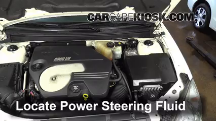 2008 Pontiac G6 GT 3.9L V6 Convertible (2 Door) Power Steering Fluid Check Fluid Level