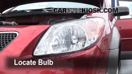 2008 Pontiac Vibe 1.8L 4 Cyl. Lights Turn Signal - Front (replace bulb)
