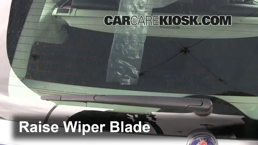 Rear Windshield Wiper Blade Change: 2008 Saab 9-3 2.0T 2.0L 4 Cyl ...
