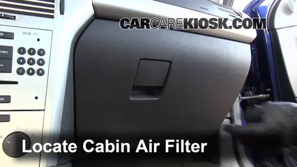 2008 Saturn Astra XR 1.8L 4 Cyl. (4 Door) Air Filter (Cabin)