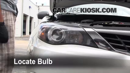 2008 Subaru Impreza 2.5i 2.5L 4 Cyl. Sedan Lights Headlight (replace bulb)