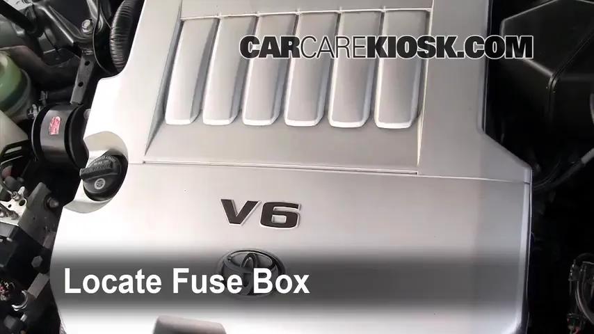 Interior Fuse Box Location: 2006 Toyota Avalon XLS 3.5L V6