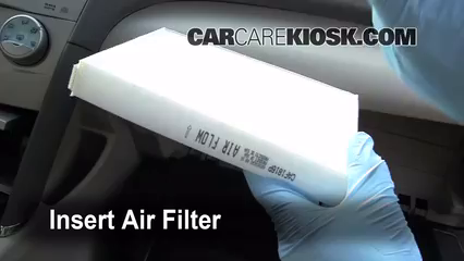 Cabin Filter Replacement Toyota Camry 2007 2011 2008 Toyota Camry Le 2 4l 4 Cyl