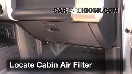 2008 Toyota FJ Cruiser 4.0L V6 Air Filter (Cabin) Check