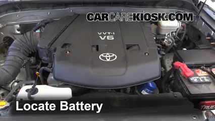 2008 Toyota FJ Cruiser 4.0L V6 Battery Clean Battery & Terminals