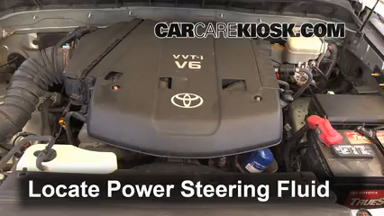 2008 Toyota FJ Cruiser 4.0L V6 Power Steering Fluid Add Fluid