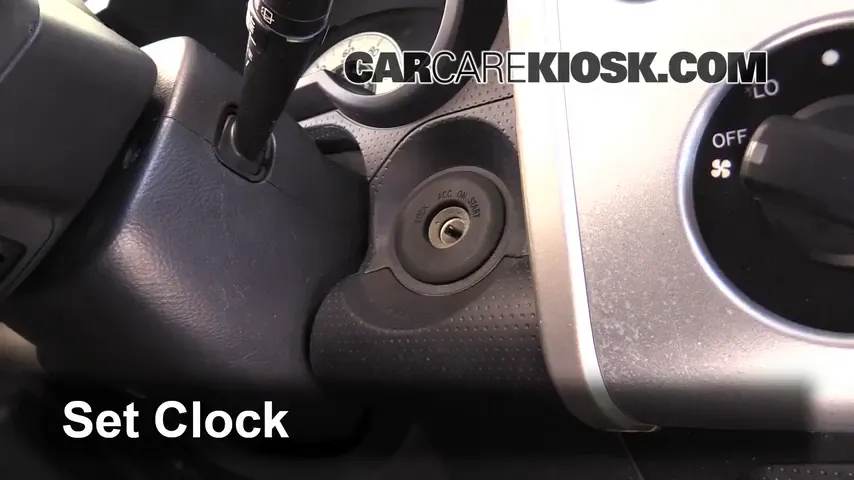 How to Set the Clock / Change Time on a 2008 Toyota FJ Cruiser 4.0L V6