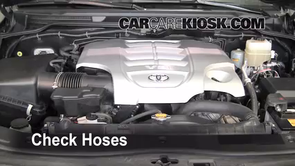 2008 Toyota Land Cruiser 5.7L V8 Hoses Check Hoses
