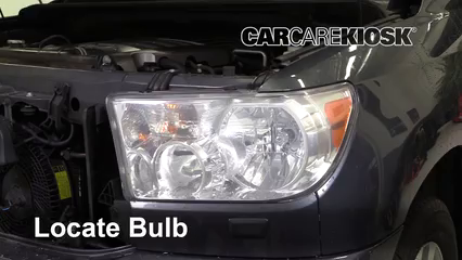 2008 Toyota Sequoia Limited 5.7L V8 Lights Highbeam (replace bulb)