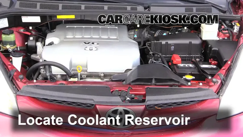 Toyota Sienna Coolant Capacitynull