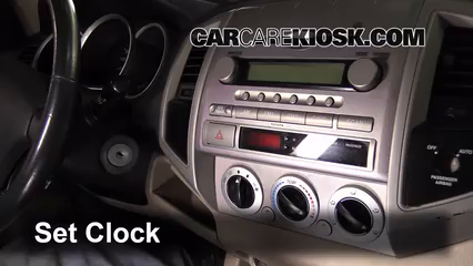 2008 Toyota Tacoma 2.7L 4 Cyl. Extended Cab Pickup (4 Door) Clock