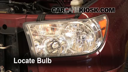 2008 Toyota Tundra SR5 4.7L V8 Crew Cab Pickup Éclairage Feux de route (remplacer l'ampoule)