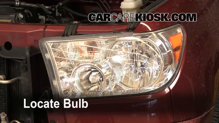 2008 Toyota Tundra SR5 4.7L V8 Crew Cab Pickup Lights Headlight (replace bulb)