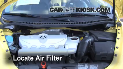 2008 Volkswagen Beetle S 2.5L 5 Cyl. Hatchback Air Filter (Engine)