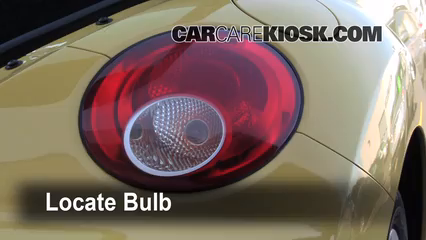 2008 Volkswagen Beetle S 2.5L 5 Cyl. Hatchback Éclairage Feu clignotant arrière (remplacer l'ampoule)