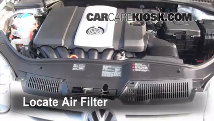 2008 Volkswagen Rabbit S 2.5L 5 Cyl. (2 Door) Air Filter (Engine)