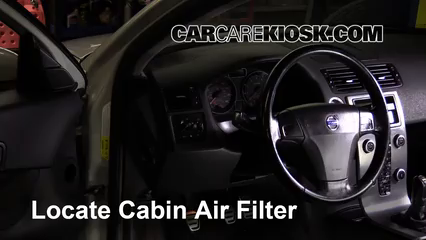 2008 Volvo C30 T5 2.5L 5 Cyl. Turbo Filtro de aire (interior)