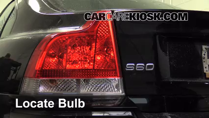 2008 Volvo S60 2.5T 2.5L 5 Cyl. Turbo Lights Tail Light (replace bulb)