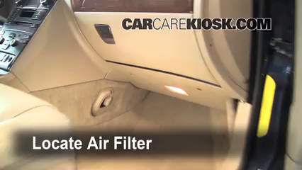 2008 Volvo XC90 3.2 3.2L 6 Cyl. Filtro de aire (interior) Control