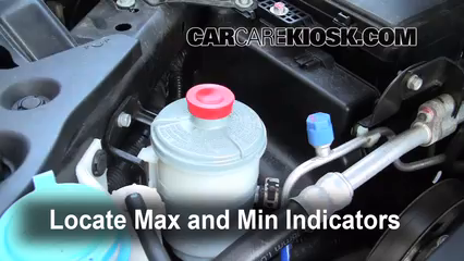 Follow These Steps To Add Power Steering Fluid To A Acura Mdx (2007 