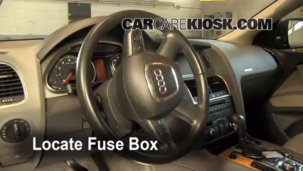 2007-2015 Audi Q7 Interior Fuse Check - 2009 Audi Q7 ...