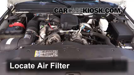 2007 2014 Chevrolet Silverado 3500 Hd Engine Air Filter Check