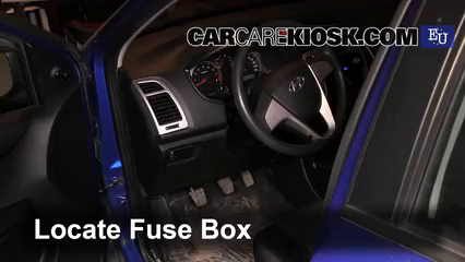 Interior Fuse Box Location: 2008-2014 Hyundai i20 - 2009 ... hyundai i30 fuse box diagram 
