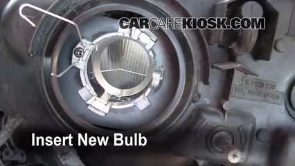 headlamp bulb replacement