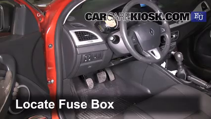 Interior Fuse Box Location: 2009-2015 Renault Megane ... renault clio fuse box heater 