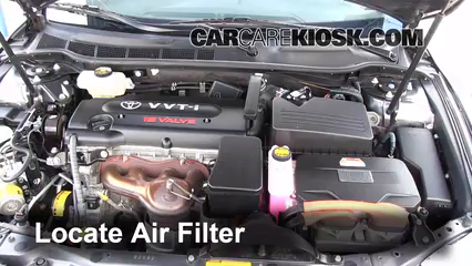 air filter how to 2007 2011 toyota camry 2009 toyota camry hybridremove filter all of the steps needed to remove the air filter