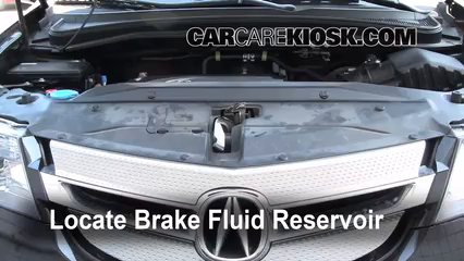 2009 Acura MDX 3.7L V6 Brake Fluid Check Fluid Level
