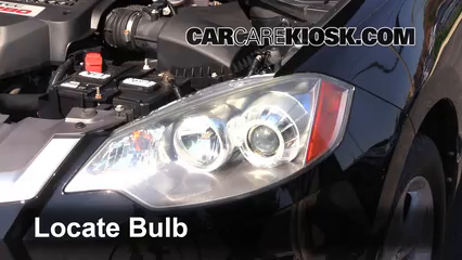 2009 Acura RDX 2.3L 4 Cyl. Turbo Lights Headlight (replace bulb)