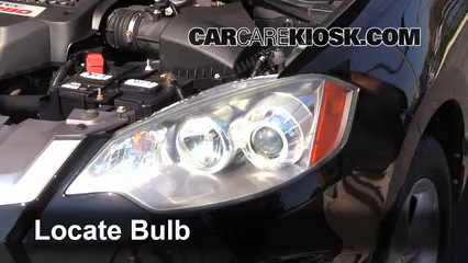 2009 Acura RDX 2.3L 4 Cyl. Turbo Lights Turn Signal - Front (replace bulb)