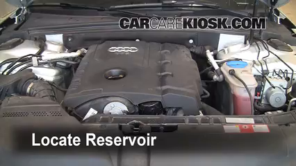 2009 Audi A4 Quattro 2.0L 4 Cyl. Turbo Liquide essuie-glace Vérifier le niveau de liquide