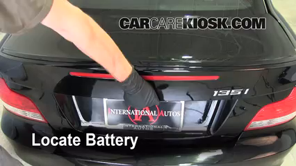 Battery Replacement: 2009 BMW 135i 3.0L 6 Cyl. Turbo Coupe