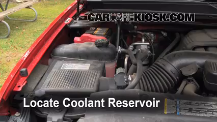2009 Chevrolet Avalanche LT 6.0L V8 Coolant (Antifreeze) Add Coolant