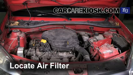 2009 Dacia Sandero LLMPI 1.4L 4 Cyl. Air Filter (Engine)