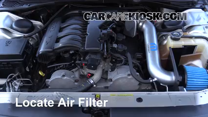 2009 Dodge Challenger SE 3.5L V6 Filtre à air (moteur) Changement