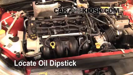 Transmission Fluid Level Check 2009 Ford Focus SE 2.0L 4 Cyl. Sedan (4 ...