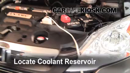 2009 Honda CR-V EX-L 2.4L 4 Cyl. Antigel (Liquide de Refroidissement) Vérifiez le niveau d'antigel