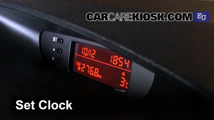 2009 Hyundai i20 Classic 1.2L 4 Cyl. Clock Set Clock