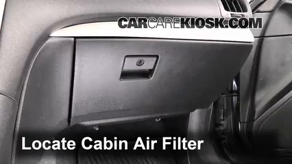 Cabin Air Filter Replacement: 2009 Infiniti G37 X 3.7L V6 Sedan (4 Door)