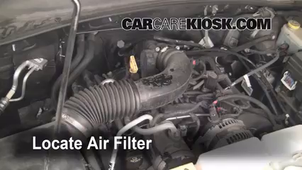 2009 Jeep Liberty Sport 3.7L V6 Air Filter (Engine) Replace