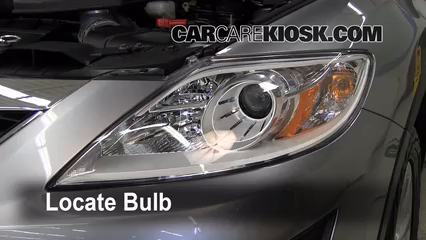 2009 Mazda CX-9 Touring 3.7L V6 Lights Highbeam (replace bulb)
