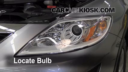 2009 Mazda CX-9 Touring 3.7L V6 Lights Headlight (replace bulb)