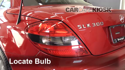 2009 Mercedes-Benz SLK300 3.0L V6 Éclairage Feu stop (remplacer ampoule)
