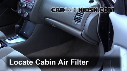 2009 Nissan Altima S 2.5L 4 Cyl. Sedan (4 Door) Air Filter (Cabin)